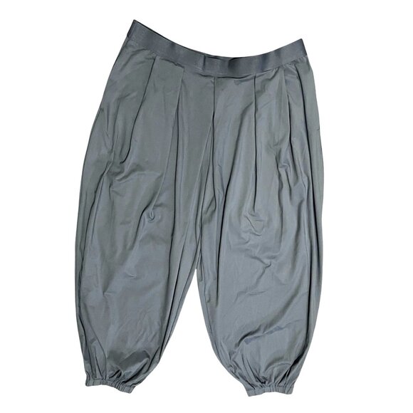 Halara Mid Rise Side Pocket Relax Resort Joggers Sz Large Womens Grey Pleated Fr - Picture 8 of 12